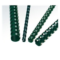 Plastové hřbety 25 zelené