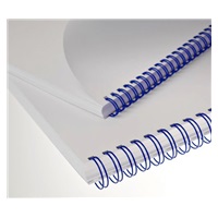 Kovové hřbety (3/1") 14,3 modré