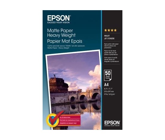 EPSON Paper A4 Matte - Heavyweight , 50 sheets