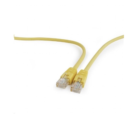 GEMBIRD kabel patchcord Cat5e UTP 3m, žlutý