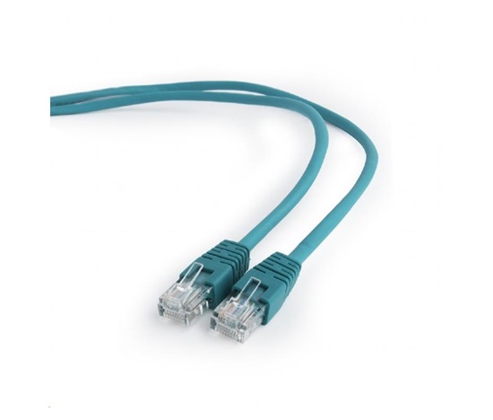 GEMBIRD kabel patchcord Cat5e UTP 5m, zelený
