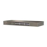 Tenda TEG1024G 24-Port Gigabit Ethernet Switch, 10/100/1000 Mb/s, Rackmount