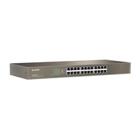Tenda TEG1024G 24-Port Gigabit Ethernet Switch, 10/100/1000 Mb/s, Rackmount