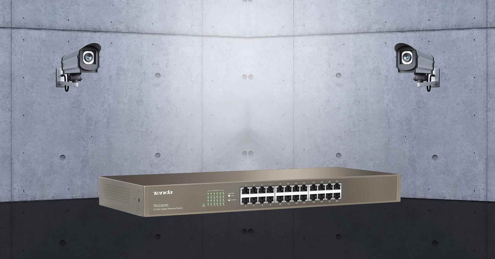 Obr. 24 portový Gigabit Ethernet Switch TEG1024G  518625a