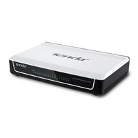Tenda S16 16-Port Fast Ethernet Switch, 10/100 Mb/s, Desktop