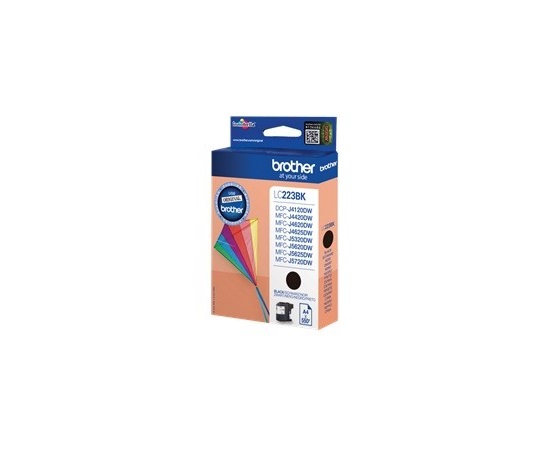 BROTHER INK LC-223BK černý inkoust (až 550 stran A4 dle ISO 24711)