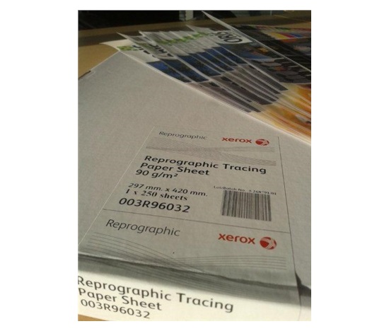 Xerox Pauzovací papír 90 - 297x420 (90g/250 listů, A3) - řezané listy