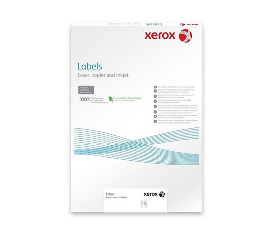 Xerox PNT Label - Gloss White PaperBack A4 (229g/50 listů, A4) - odolná plastová samolepka