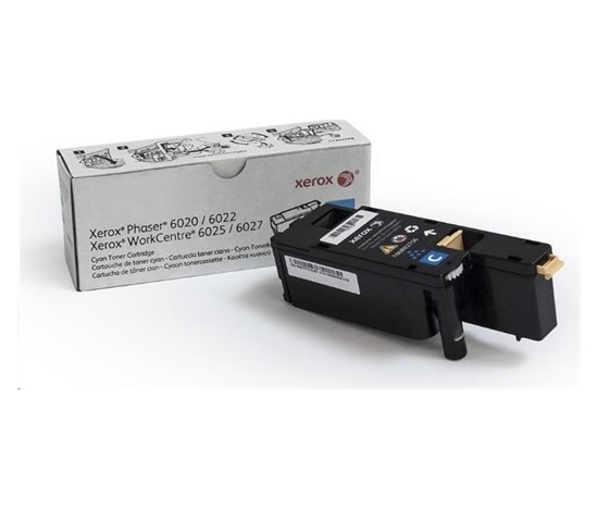 Xerox toner Cyan pro Phaser 6020, 6022, WorkCentre 6025, 6027 (1000 str, cyan)