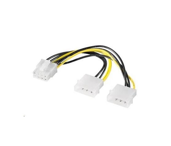 PREMIUMCORD Napájecí redukce 2x MOLEX PCI-e 8pin