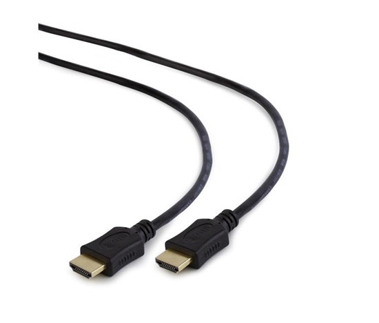 GEMBIRD Kabel HDMI-HDMI 3m, 1.4, M/M stíněný, zlacené kontakty, CCS, ethernet, černý