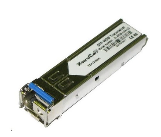 SFP modul SM, LC, 20km, WDM (1310nm/1550nm), 1,25 Gb/s (HP kompatibilní)