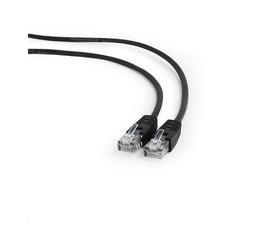 GEMBIRD kabel patchcord Cat5e UTP 0,25m, černý