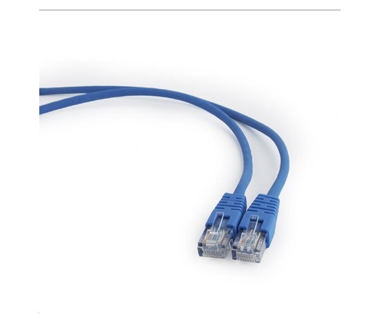 GEMBIRD kabel patchcord Cat5e UTP 0,25m, modrý