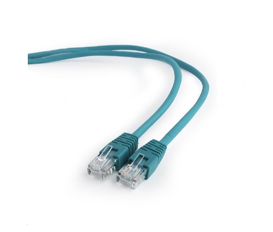 GEMBIRD kabel patchcord Cat5e UTP 0,25m, zelený
