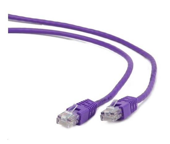 GEMBIRD kabel patchcord Cat5e UTP 0,25m, fialový