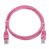 GEMBIRD kabel patchcord Cat5e UTP 0,5m, růžový