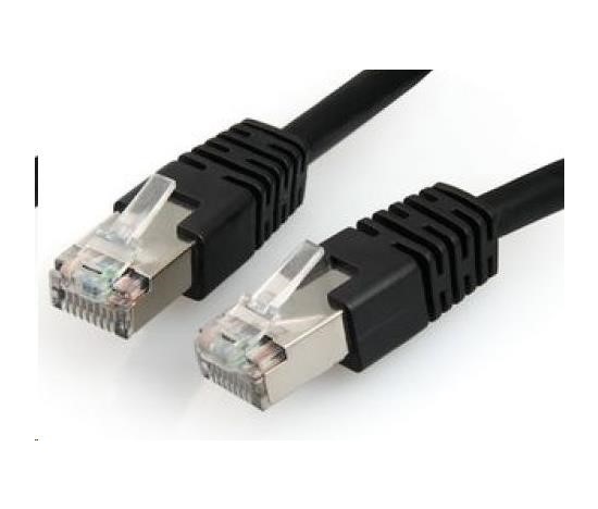 GEMBIRD kabel patchcord CAT6 stíněný FTP 1m, černý
