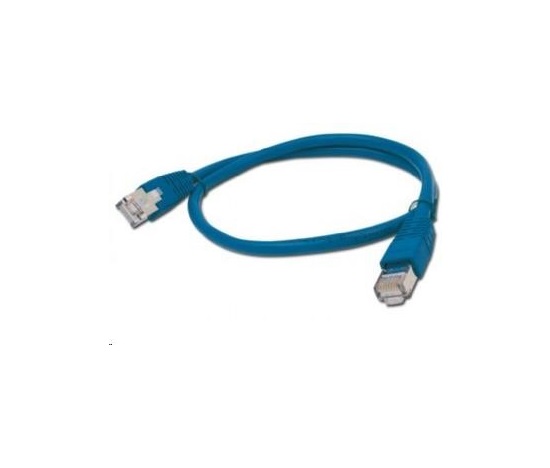 GEMBIRD kabel patchcord CAT6 stíněný FTP 1m, modrý