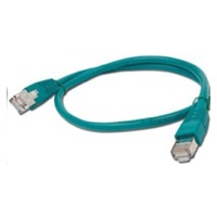 GEMBIRD kabel patchcord CAT6 stíněný FTP 1m, zelený