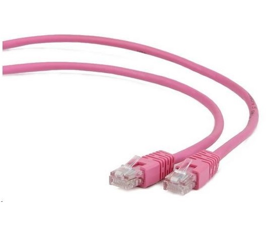GEMBIRD kabel patchcord CAT6 stíněný FTP 5m, růžový
