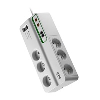 APC Home/Office SurgeArrest 6 Outlets with Phone & Coax Protection 230V France, 3m