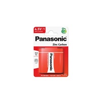 PANASONIC Zinkouhlíkové baterie Red Zinc 3R12RZ/1BP Plochá 4,5V (Blistr 1ks)