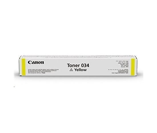 Canon TONER  034 žlutá pro iR-C1225 (7 300 str.)
