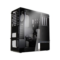 IN WIN skříň 904 Plus, Midi Tower, bez zdroje, Black