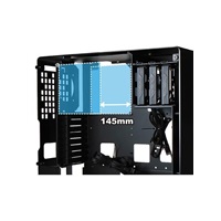 IN WIN skříň 904 Plus, Midi Tower, bez zdroje, Black