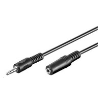 PREMIUMCORD Kabel audio 3,5mm Jack - Jack prodlužovací  3m (M/F, stereo)