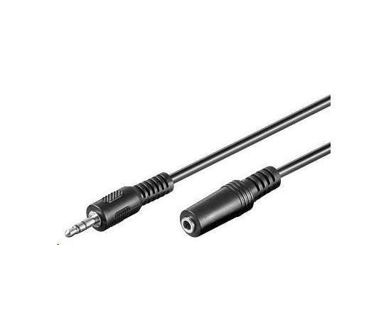 PREMIUMCORD Kabel audio 3,5mm Jack - Jack prodlužovací  3m (M/F, stereo)