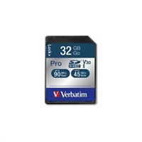 VERBATIM SDHC karta 32GB Pro, U3, V30