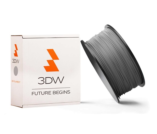 3DW ARMOR - PLA filament, průměr 1,75mm, 500g, stříbrná, teplota tisku 190-210°C
