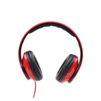 GEMBIRD sluchátka s mikrofonem Detroit, červená
