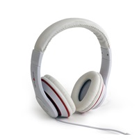 GEMBIRD sluchátka s mikrofonem Los Angeles, bílá