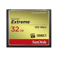 SanDisk Compact Flash 32GB Extreme (R:120/W:85 MB/s) UDMA7