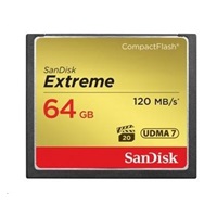 SanDisk Compact Flash 64GB Extreme (R:120/W:85 MB/s) UDMA7