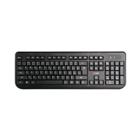 C-TECH klávesnice s myší WLKMC-01, USB, černá, wireless, CZ+SK