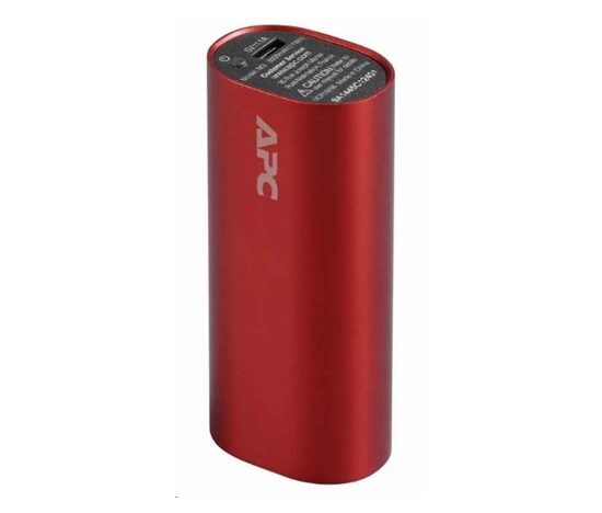 APC Mobile Power Pack, 3000mAh Li-ion cylinder, Red ( EMEA/CIS/MEA) (Power Bank)