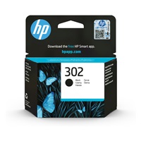HP 302 Black Original Ink Cartridge, , F6U66AE (190 pages)