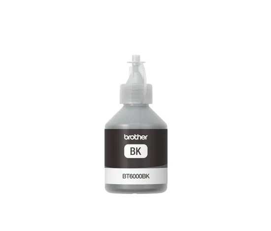 BROTHER INK BT-6000BK black pro T300, T500W, T700W, cca 6000 stránek, pigmentový - INKTANK