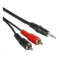 PREMIUMCORD Kabel audio 3,5mm Jack - 2x Cinch 3m (M/M, stereo)