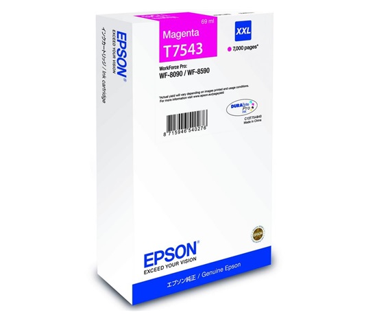 EPSON Ink bar WorkForce-8xxx Series Ink Cartridge XXL Magenta - 69 ml  BAR 7000str.