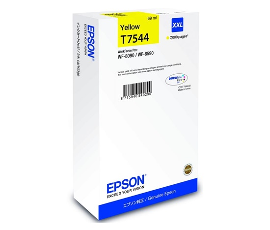 EPSON Ink bar WorkForce-8xxx Series Ink Cartridge XXL Yellow - 69 ml  BAR 7000str.