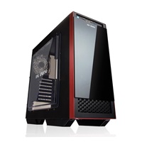 IN WIN skříň 503 Black, Midi Tower, průhledný bok, USB 3.0, bez zdroje, Black