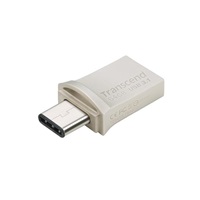 TRANSCEND Flash Disk 32GB JetFlash®890S OTG, USB 3.1 Type-C/A (R:90/W:30 MB/s) stříbrná
