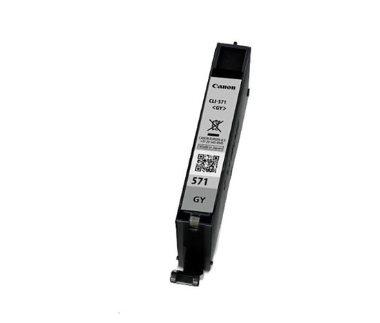 CANON CARTRIDGE CLI-571 GY šedá PIXMA MG775x, TS505x, TS605x, TS805x, TS905X (780 str.)