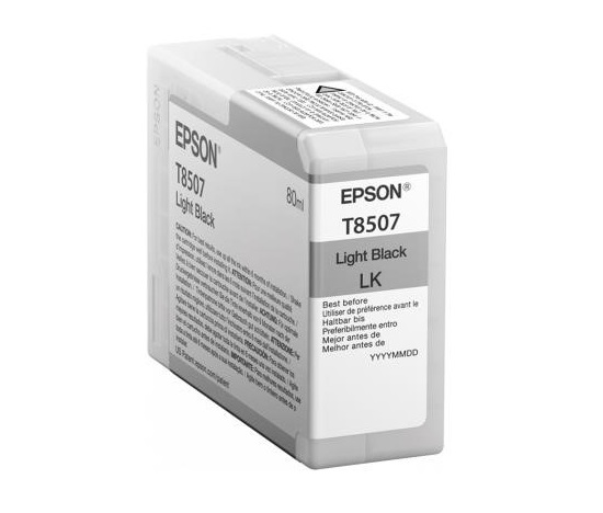 EPSON ink čer ULTRACHROME HD - Light Black - T850700