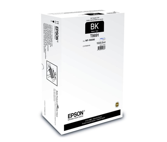EPSON Ink čer Recharge XXL for A3 – 75.000str. Black  1520,5 ml, ČB 75 000 stran